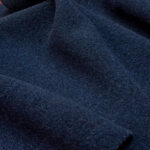 Wool Navy Plain Fabric